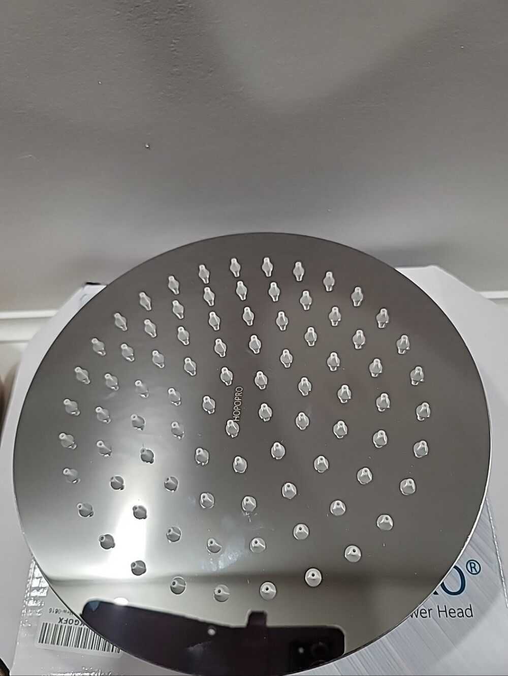 Hopopro 8-Inch Rain Shower Head Silver Chrome - Picture 4 of 6